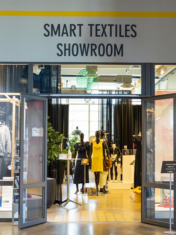 Entrén till Smart Textiles Showroom