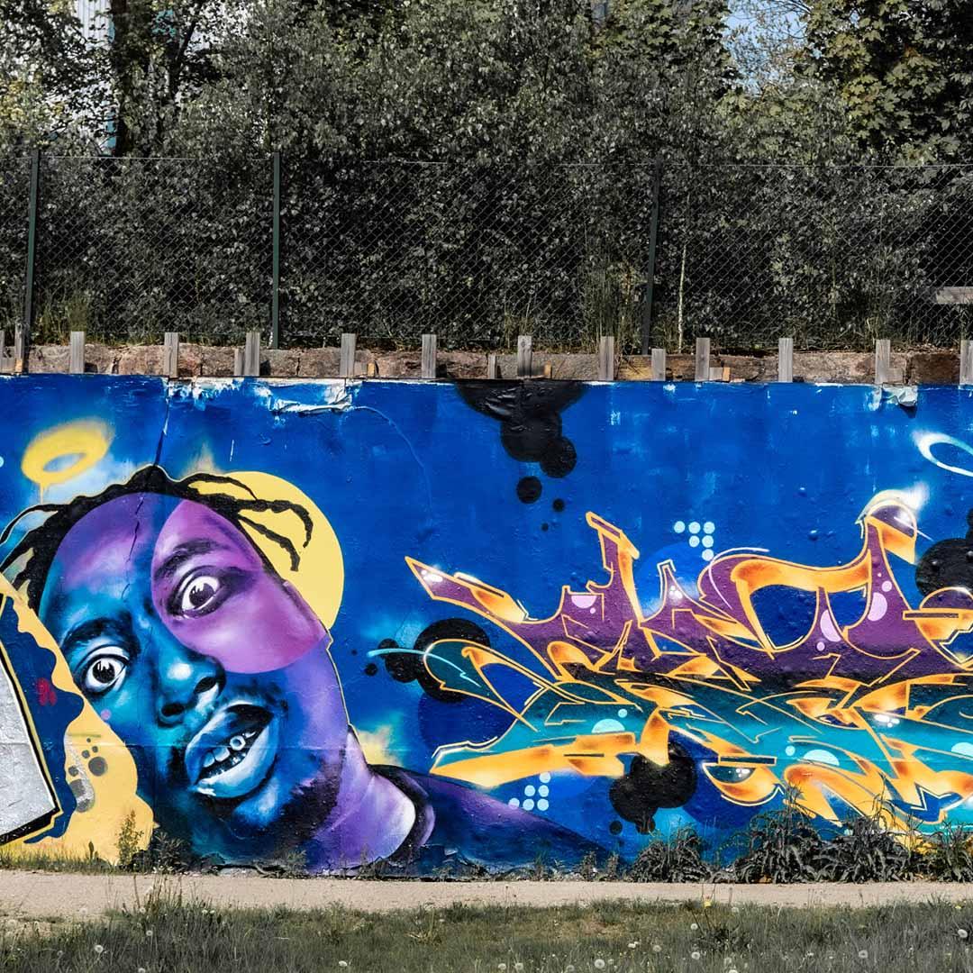 Ett street art verk