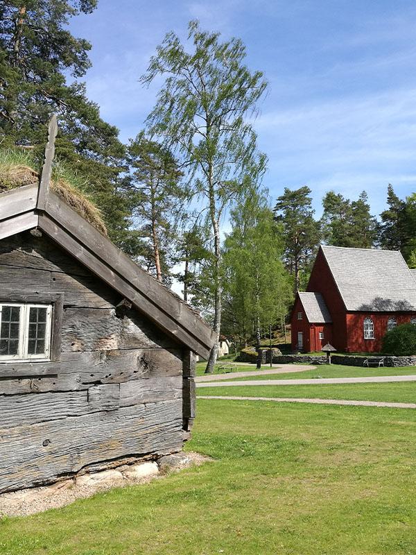 Grönområde vid Borås Museum